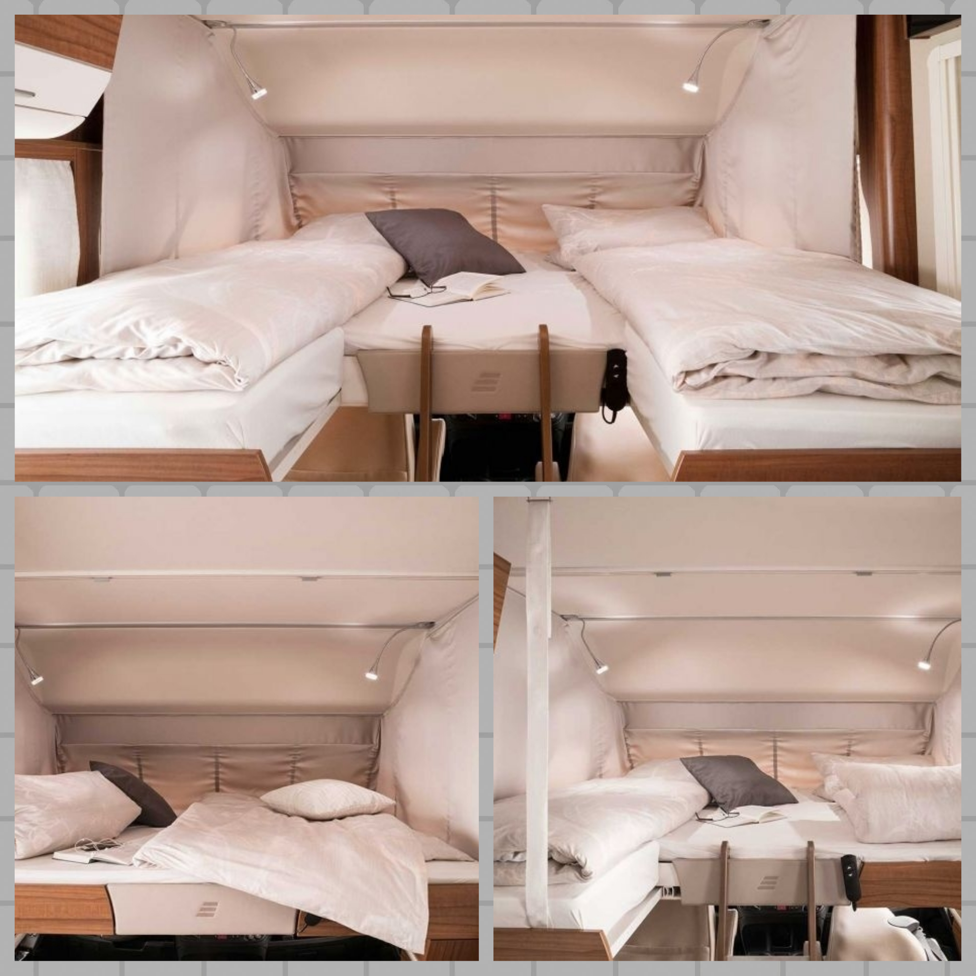  Hymer B-DL 444 кровать